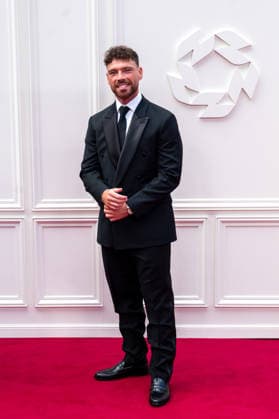 PFA Awards 2026 Arrivals Sports personalities and celebrities arrive at the Opera House in Manchester ahead of the PFA Awards 2026 Featuring: James Nelson Joyce Where: Manchester, United Kingdom When: 25 Aug 2026 Credit: Graham Finney WENN Manchester United Kingdom Copyright: xWENNx wenn41604413 x wenn41604413