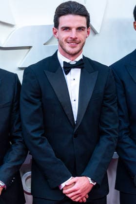 PFA Awards 2026 Arrivals Sports personalities and celebrities arrive at the Opera House in Manchester ahead of the PFA Awards 2026 Featuring: Declan Rice Where: Manchester, United Kingdom When: 25 Aug 2026 Credit: Graham Finney WENN Manchester United Kingdom Copyright: xWENNx wenn41604432 x wenn41604432