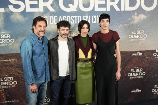 Javier Bardem , Rodrigo Sorogoyen, Victoria Luengo and Isabel Pena at photocall for film El Ser Querido in Madrid on Tuesday, 25 August 2026 Cordon Press 