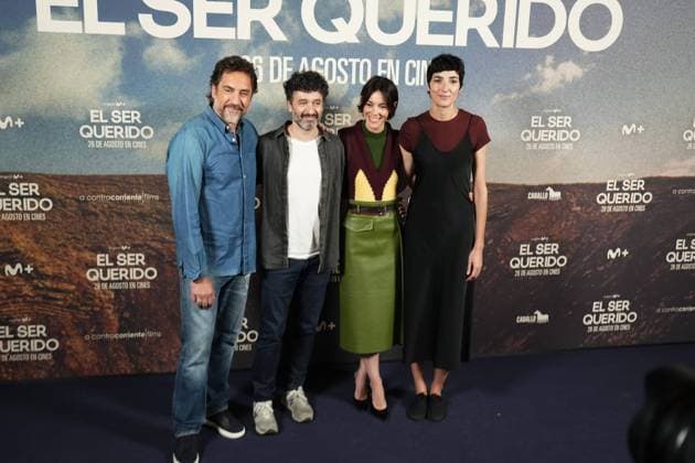 Javier Bardem , Rodrigo Sorogoyen, Victoria Luengo and Isabel Pena at photocall for film El Ser Querido in Madrid on Tuesday, 25 August 2026 Cordon Press 