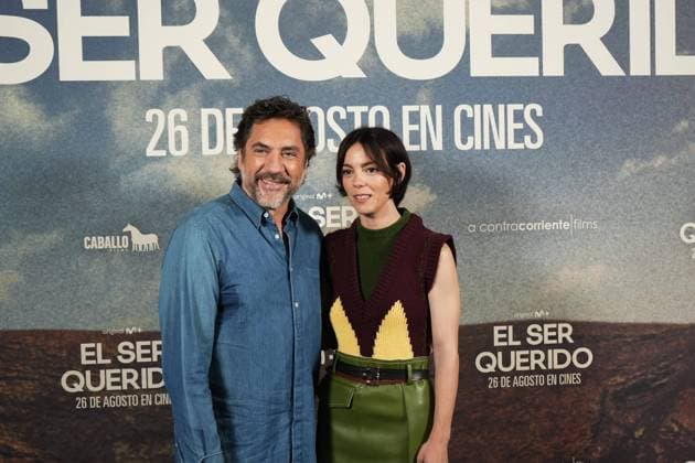 Javier Bardem and Victoria Luengo at photocall for film El Ser Querido in Madrid on Tuesday, 25 August 2026. Cordon Press 