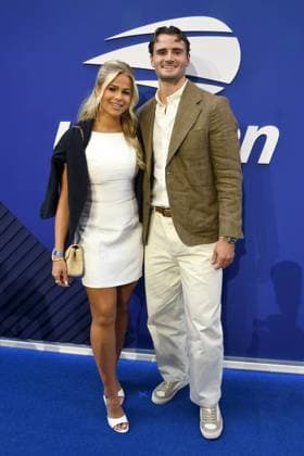 Heather Wagoner, Joey Daccord at a public appearance for 2026 US Open Fan Week Kick-Off Event - Roger Federer: An Icon Returns to New York, USTA Billie Jean King National Tennis Center, Flushing, NY, August 25, 2026. Photo By: Quoin Pics Everett Collection 2026 US Open Fan Week Kick-Off Event - Roger Federer: An Icon Returns to New York PUBLICATIONXNOTxINxCANxCHNxFRAxITAxJPNxNORxPOLxRUSxESPxUKxUSA