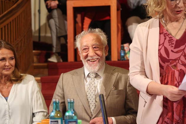 Berlin, August 26, 2026: Dieter Hallervorden presents his latest stage show in Berlin, accompanied by his daughter Nathalie. Copyright: xMatthiasxGränzdörferx