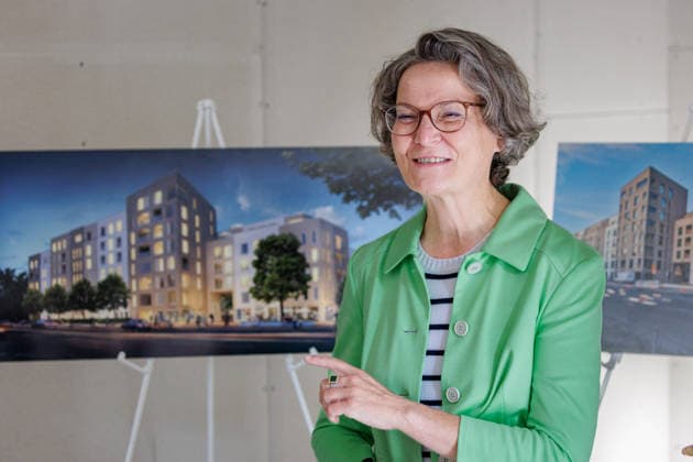 26.08.2026. Düsseldorf. Im Rahmen der diesjährigen Aktionstage besucht Ina Scharrenbach, NRW-Ministerin für Heimat, Kommunales, Bau und Digitalisierung des Landes Nordrhein-Westfalen den GOL:D ECK Landmarken Neubau mit gemischter Nutzung. Düsseldorf Lütticher Straße 1 Nordrhein-Westfalen Deutschland *** August 26, 2026, Düsseldorf: As part of this year’s Action Days, Ina Scharrenbach, Minister for Home Affairs, Local Government, Construction, and Digitalization of the State of North Rhine-Westphalia, will visit the GOL D ECK Landmarken mixed-use development at Lütticher Straße 1 in Düsseldorf, North Rhine-Westphalia, Germany.