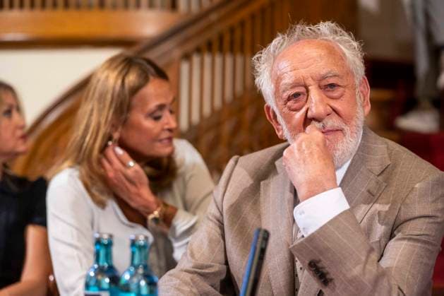 ABB SCHLOSSPARK Christiane Zander and Dieter Hallervorden, husband and wife, attending the annual press conference for the 2026–27 season at the Schlosspark Theater on August 26, 2026, in Berlin, Germany