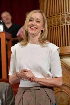 Judith Richter at the annual press conference for the 2026–27 season at the Schlosspark Theater Berlin, August 26, 2026 Foto:xM.xBehrensx xFuturexImagex schlossparktheater_6816