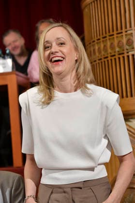Judith Richter at the annual press conference for the 2026–27 season at the Schlosspark Theater Berlin, August 26, 2026 Foto:xM.xBehrensx xFuturexImagex schlossparktheater_6817
