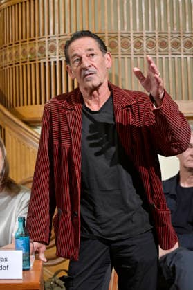 Max Tidof at the annual press conference for the 2026–27 season at the Schlosspark Theater Berlin, August 26, 2026 Foto:xM.xBehrensx xFuturexImagex schlossparktheater_6819