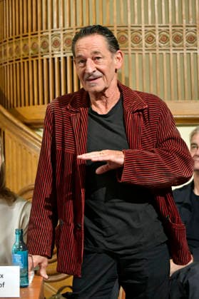 Max Tidof at the annual press conference for the 2026–27 season at the Schlosspark Theater Berlin, August 26, 2026 Foto:xM.xBehrensx xFuturexImagex schlossparktheater_6820
