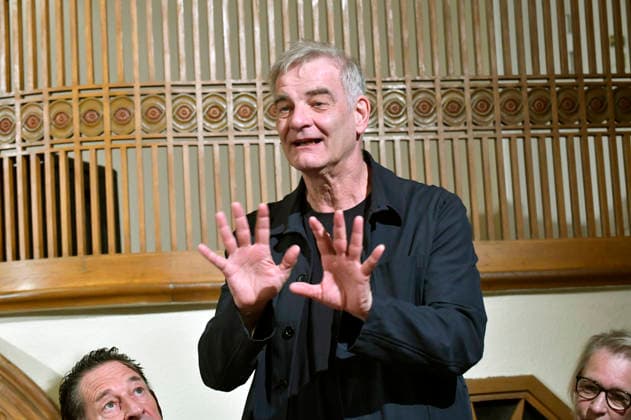 Heinrich Schafmeister at the annual press conference for the 2026–27 season at the Schlosspark Theater Berlin, August 26, 2026 Foto:xM.xBehrensx xFuturexImagex schlossparktheater_6826