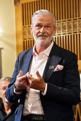 Marko Pustisek at the annual press conference for the 2026–27 season at the Schlosspark Theater Berlin, August 26, 2026 Foto:xM.xBehrensx xFuturexImagex schlossparktheater_6829