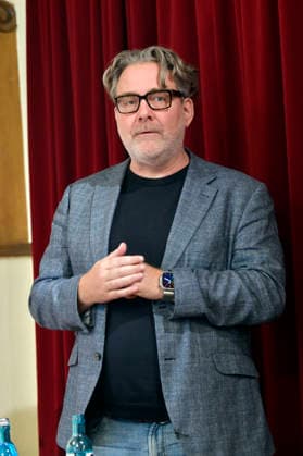 Anatol Preissler at the annual press conference for the 2026–27 season at the Schlosspark Theater Berlin, August 26, 2026 Foto:xM.xBehrensx xFuturexImagex schlossparktheater_6831