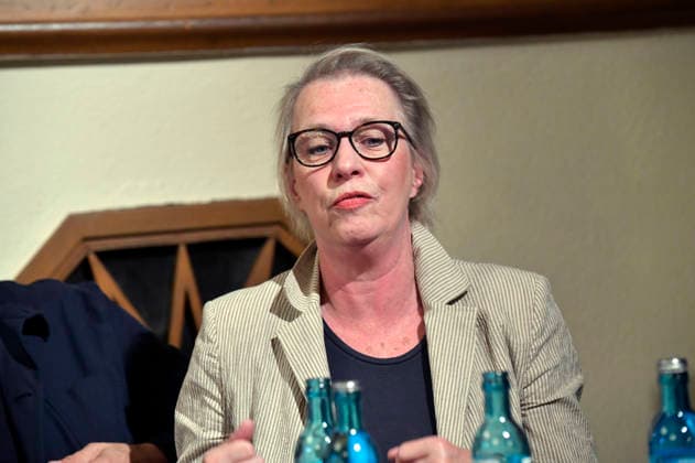 Maria Hartmann at the annual press conference for the 2026–27 season at the Schlosspark Theater Berlin, August 26, 2026 Foto:xM.xBehrensx xFuturexImagex schlossparktheater_6836