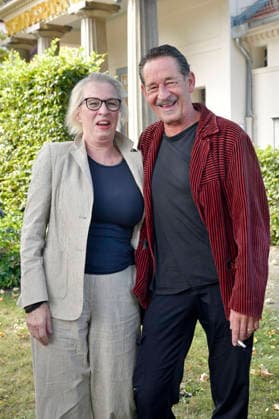 Maria Hartmann and Max Tidof at the annual press conference for the 2026–27 season at the Schlosspark Theater Berlin, August 26, 2026 Foto:xM.xBehrensx xFuturexImagex schlossparktheater_6855