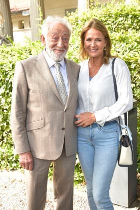 Dieter Hallervorden and Christiane Zander at the annual press conference for the 2026–27 season at the Schlosspark Theater Berlin, August 26, 2026 Foto:xM.xBehrensx xFuturexImagex schlossparktheater_6861