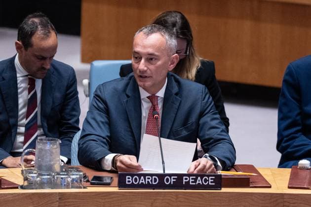 August 26, 2026, Bronx, New York, USA: Nickolay Mladenov, High Representative for Gaza, Board of Peace speaks at monthly Security Council meeting on Middle East including Palestinian question at UN Headquarters in New York, NY on August 26, 2026. Bronx USA  - ZUMAr339 20260826_znp_r339_006 Copyright: xLevxRadinx