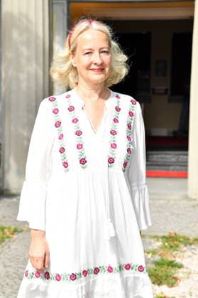 Annual Press Conference at the Schlosspark Theater in Berlin: Irene Christ at the annual press conference for the 2026–27 season at the Schlosspark Theater in Berlin on August 26, 2026 Copyright: xEventpressxBerndtx