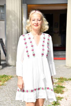 Annual Press Conference at the Schlosspark Theater in Berlin: Irene Christ at the annual press conference for the 2026–27 season at the Schlosspark Theater in Berlin on August 26, 2026 Copyright: xEventpressxBerndtx