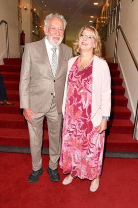 Annual Press Conference at the Schlosspark Theater in Berlin: Dieter Hallervorden and his daughter Nathalie Hallervorden at the annual press conference for the 2026–27 season at the Schlosspark Theater in Berlin on August 26, 2026 Copyright: xEventpressxBerndtx