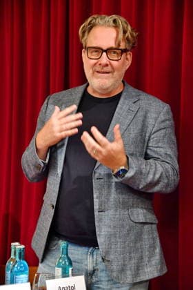 Annual Press Conference at the Schlosspark Theater in Berlin: Anatol Preissler at the annual press conference for the 2026–27 season at the Schlosspark Theater in Berlin on August 26, 2026 Copyright: xEventpressxBerndtx