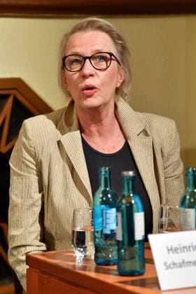 Annual Press Conference at the Schlosspark Theater in Berlin: Maria Hartmann at the annual press conference for the 2026–27 season at the Schlosspark Theater in Berlin on August 26, 2026 Copyright: xEventpressxBerndtx