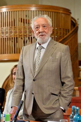 Annual Press Conference at the Schlosspark Theater in Berlin: Dieter Hallervorden at the annual press conference for the 2026–27 season at the Schlosspark Theater in Berlin on August 26, 2026 Copyright: xEventpressxBerndtx