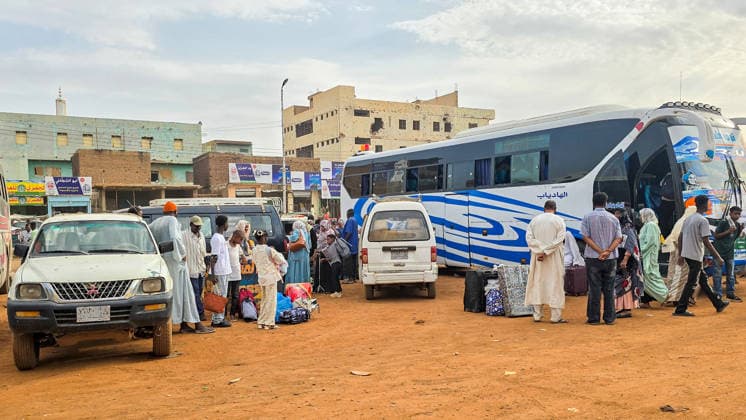 Sudanese refugees return to Khartoum from Egypt after army regains control KHARTOUM, SUDAN - AUGUST 26: Sudanese refugees, who fled to Egypt due to clashes between the Sudanese Army and the Rapid Support Forces (RSF), arrive back by bus following the military securing control and restoring safety in Khartoum, Sudan on August 26, 2026. Nezar Abdallah Basheer Anadolu Khartoum Sudan. Editorial use only. Please get in touch for any other usage.  Copyright: x2026xAnadoluxNezarxAbdallahxBasheerx