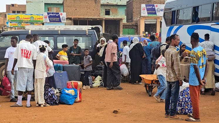 Sudanese refugees return to Khartoum from Egypt after army regains control KHARTOUM, SUDAN - AUGUST 26: Sudanese refugees, who fled to Egypt due to clashes between the Sudanese Army and the Rapid Support Forces (RSF), arrive back by bus following the military securing control and restoring safety in Khartoum, Sudan on August 26, 2026. Nezar Abdallah Basheer Anadolu Khartoum Sudan. Editorial use only. Please get in touch for any other usage.  Copyright: x2026xAnadoluxNezarxAbdallahxBasheerx