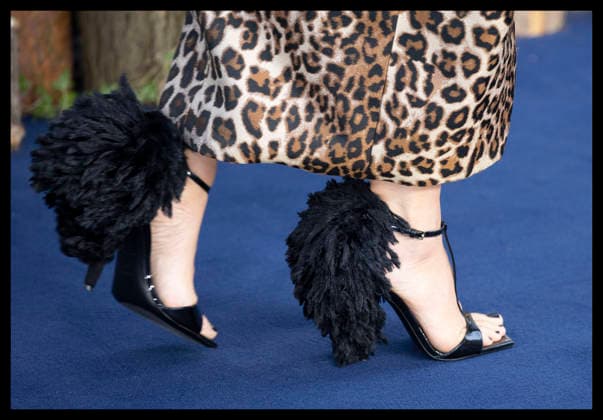 . 26 08 2026. London, United Kingdom. Close up of the shoes worn by Sandra Bullock at the Practical Magic 2 premiere in London.  xStephenxLockx xi-Imagesx IIM-26963-0058
