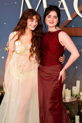 Joey King and Maisie Williams at Practical Magic 2 European Premiere at ODEON Luxe Leicester Square on August 26, 2026 in London, England. LONDON, ENGLAND - AUGUST 26: Joey King and Maisie Williams at Practical Magic 2 European Premiere at ODEON Luxe Leicester Square on August 26, 2026 in London, England., Credit:Pupat Chenaksara Avalon UK, London  Copyright: xPupatxChenaksarax xAvalonx 1128637621