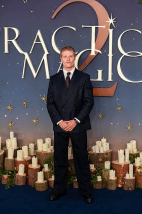 Solly McLead at Practical Magic 2 European Premiere at ODEON Luxe Leicester Square on August 26, 2026 in London, England. LONDON, ENGLAND - AUGUST 26: Solly McLead at Practical Magic 2 European Premiere at ODEON Luxe Leicester Square on August 26, 2026 in London, England., Credit:Pupat Chenaksara Avalon UK, London  Copyright: xPupatxChenaksarax xAvalonx 1128637687