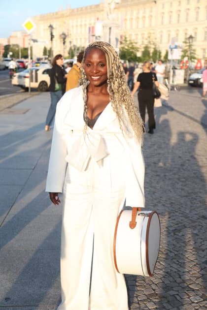 Nikeata Thompson arriving at the festive reception marking the opening of the 15th UFA Film Nights in the Kolonnadenhof on Museum Island in Berlin, Berlin, August 26, 2026 Copyright: xAgenturxMatthiasxWehnertx xM.xGränzdörferx