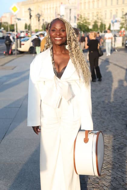 Nikeata Thompson arriving at the festive reception marking the opening of the 15th UFA Film Nights in the Kolonnadenhof on Museum Island in Berlin, Berlin, August 26, 2026 Copyright: xAgenturxMatthiasxWehnertx xM.xGränzdörferx