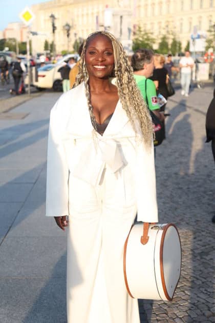 Nikeata Thompson arriving at the festive reception marking the opening of the 15th UFA Film Nights in the Kolonnadenhof on Museum Island in Berlin, Berlin, August 26, 2026 Copyright: xAgenturxMatthiasxWehnertx xM.xGränzdörferx