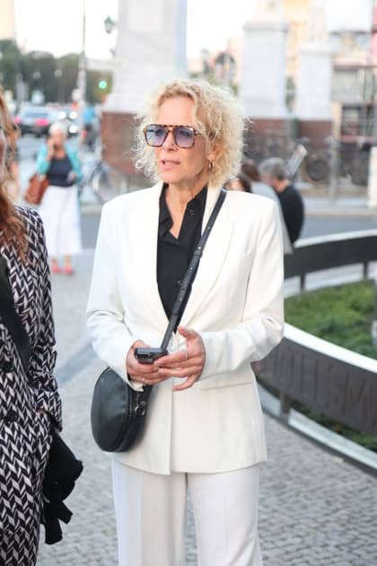 Katja Riemann upon her arrival at the festive reception marking the opening of the 15th UFA Film Nights in the Kolonnadenhof on Museum Island in Berlin, August 26, 2026 Copyright: xAgenturxMatthiasxWehnertx xM.xGränzdörferx