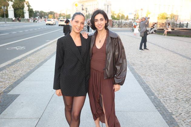 Shaolyn Fernandez and Suri Abbassi upon their arrival at the festive reception marking the opening of the 15th UFA Film Nights in the Kolonnadenhof on Museum Island in Berlin, August 26, 2026 Copyright: xAgenturxMatthiasxWehnertx xM.xGränzdörferx