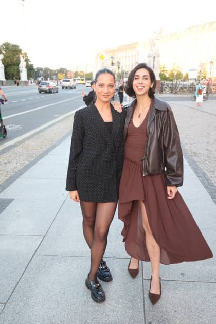 Shaolyn Fernandez and Suri Abbassi upon their arrival at the festive reception marking the opening of the 15th UFA Film Nights in the Kolonnadenhof on Museum Island in Berlin, August 26, 2026 Copyright: xAgenturxMatthiasxWehnertx xM.xGränzdörferx