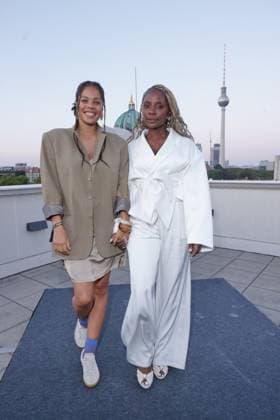 UFA Film Nights 2026 Jane Chirwa, Nikeata Thompson Reception for UFA Film Nights 2026, Bertelsmann Representative Office Berlin, Berlin Date: August 26, 2026 Copyright: xEventpress Kratschx