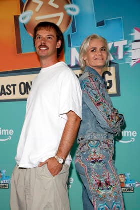 Adrian Vogt, also known as Aditotoro, and Hazel Brugger at the premiere of the Prime Video comedy game show LOL Next at AchtBerlin in Berlin, August 26, 2026 Foto:xA.xBuggex xFuturexImagex lol_6811