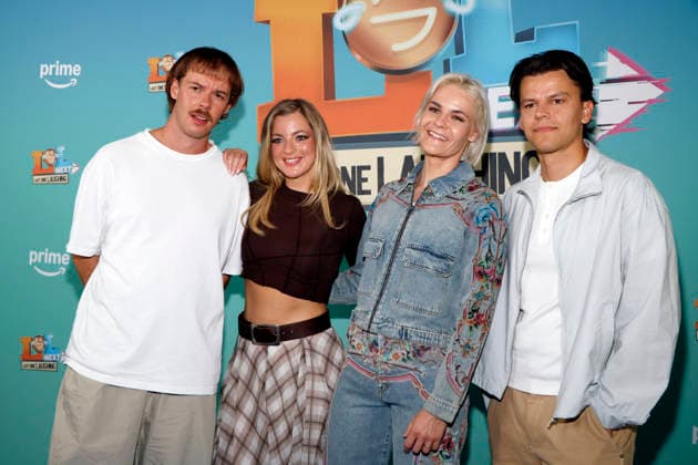 LOL Next, Premiere at AchtBerlin, Berlin, August 26, 2026 Aditotoro, Laura Larsson, Hazel Brugger, and Paul Luca Fischer at the premiere of LOL Next at AchtBerlin in Berlin on August 26, 2026 Berlin AchtBerlin Copyright: xAnitaxBuggex