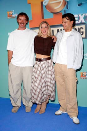 Adrian Vogt, also known as Aditotoro, Laura Larsson, and Paul Luca Fischer at the premiere of the Prime Video comedy game show LOL Next at AchtBerlin in Berlin, August 26, 2026 Foto:xA.xBuggex xFuturexImagex lol_6851