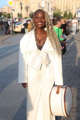 Nikeata Thompson at the opening reception for the 2026 UFA Film Nights on the rooftop terrace of the Bertelsmann Berlin office, August 26, 2026 Foto:xAgenturxWehnertx xGränzdörferx xFuturexImagex ufa_6704