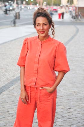 Amy Mußul at the opening reception for the 2026 UFA Film Nights on the rooftop terrace of the Bertelsmann Berlin office, August 26, 2026 Foto:xAgenturxWehnertx xGränzdörferx xFuturexImagex ufa_6719