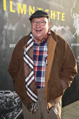 Jaecki Schwarz at the opening reception for the 2026 UFA Film Nights on the rooftop terrace of the Bertelsmann Berlin office, August 26, 2026 Foto:xN.xKubelkax xFuturexImagex ufa_6724