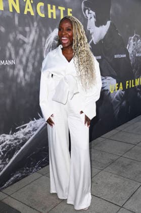 Nikeata Thompson at the opening reception for the 2026 UFA Film Nights on the rooftop terrace of the Bertelsmann Berlin office, August 26, 2026 Foto:xN.xKubelkax xFuturexImagex ufa_6749