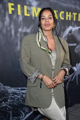 Jane Chirwa at the opening reception for the 2026 UFA Film Nights on the rooftop terrace of the Bertelsmann Berlin office, August 26, 2026 Foto:xN.xKubelkax xFuturexImagex ufa_6759