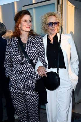 Nadine Schori and Katja Riemann at the opening reception for the 2026 UFA Film Nights on the rooftop terrace of the Bertelsmann Berlin office, August 26, 2026 Foto:xN.xKubelkax xFuturexImagex ufa_6777