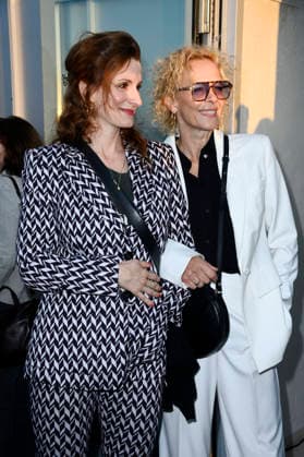 Nadine Schori and Katja Riemann at the opening reception for the 2026 UFA Film Nights on the rooftop terrace of the Bertelsmann Berlin office, August 26, 2026 Foto:xN.xKubelkax xFuturexImagex ufa_6779