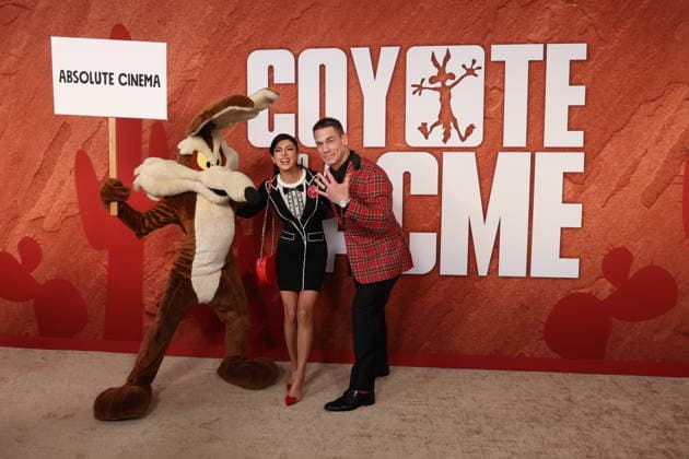 Premiere of Coyote Vs. Acme WESTWOOD, CALIFORNIA - AUGUST 26: Shay Shariatzadeh and John Cena at the Los Angeles Premiere of Coyote Vs. ACME at Village Theatre on August 26, 2026 in Westwood, California. Credit: AdMedia EDITORIAL USE ONLY  Copyright: xx AdMediax admphotosthree012987