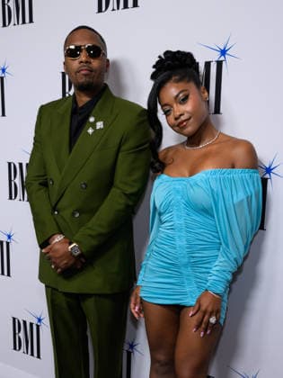 August 26, 2026, Los Angeles, California, USA: 26 August 2026 - Los Angeles, California - NAS and DESTINY JONES at the 2026 BMI R&B HIP-HOP Awards red carpet arrivals held at Fairmont Century Plaza Los Angeles USA - ZUMAs247 20260826_zmp_s247_008 Copyright: xCharliexSteffensx